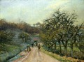 Carril de manzanos cerca de Osny Pontoise 1874 Camille Pissarro